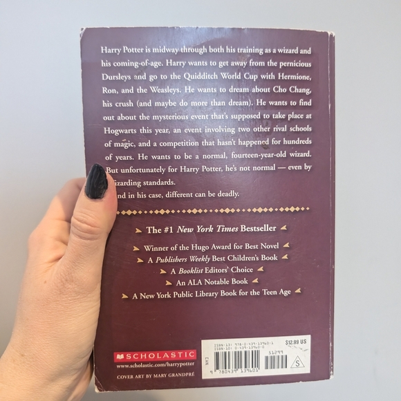 Harry Potter and the Goblet of Fire Book - Picture 4 of 4